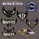 Baltimore Ravens Football NFL Logo Svg, Eps, Dxf, Png