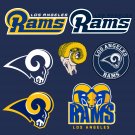 Los Angeles Rams Football NFL Logo Svg, Eps, Dxf, Png