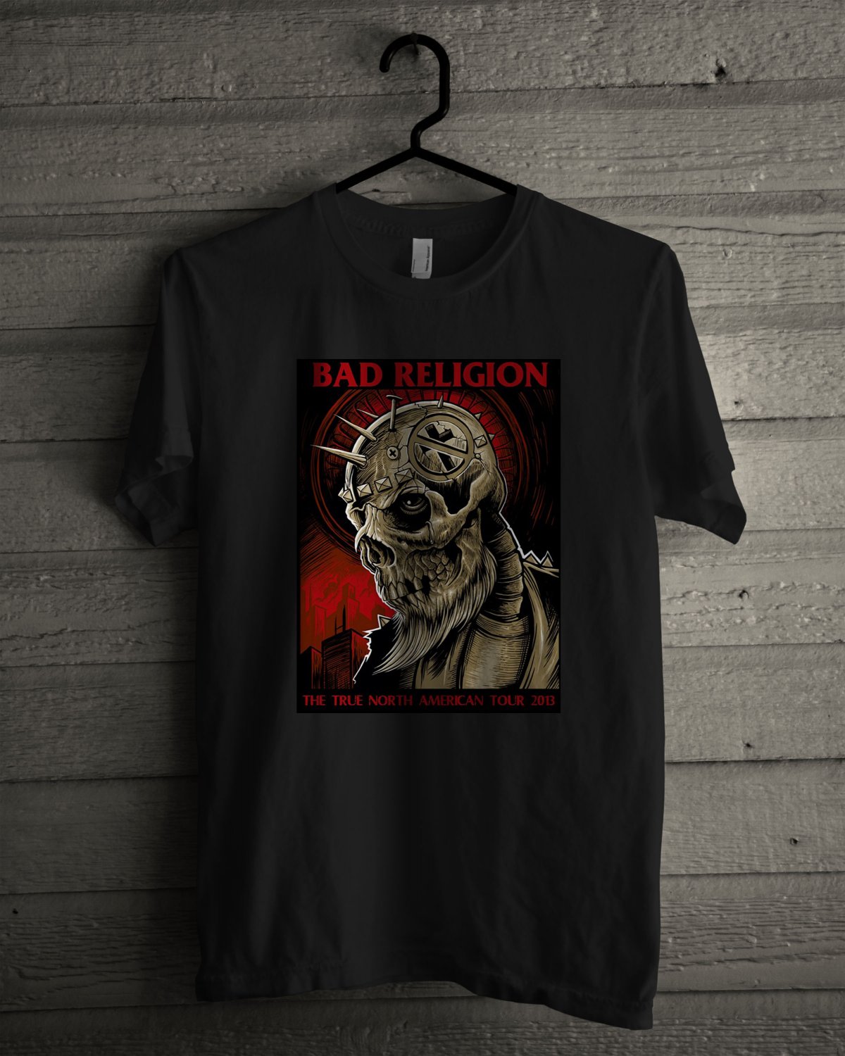 Bad Religion True North American Tour  Black T-shirt S-3XL