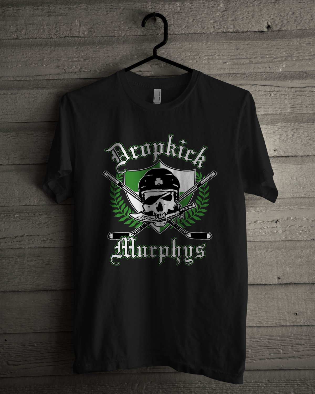 Dropkick Murphys Crest Logo Black T-shirt S-3XL