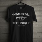 Immortal Technique hip hop Black T-shirt S-3XL