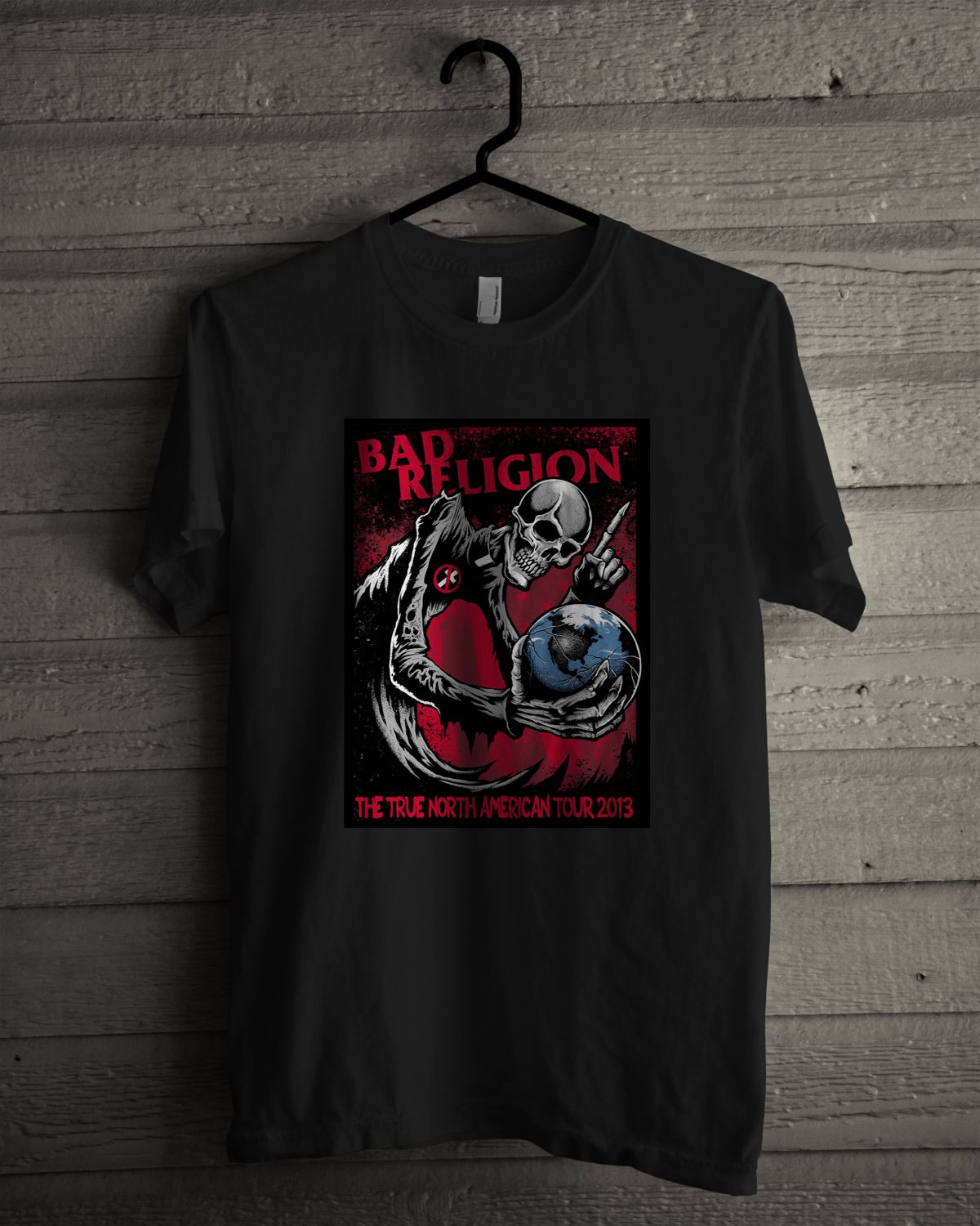 Bad Religion - True North American 2013 Tour Black T-Shirt S-3XL