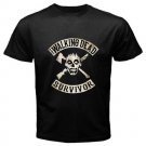 Walking Dead Survivor Black T-Shirt Size S-3XL