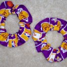 Los Angeles Lakers Basketball Fabric Hair Scrunchie Scrunchies by Sherry NBA