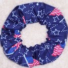 Navy Flags & Stars Patriotic Fabric Hair Scrunchie Scrunchies by Sherry Navy Flags & Stars Patriotic Fabric Hair Scrunchie Scrunchies by Sherry