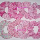 50 Breast Cancer Awareness Pink Ribbon Fabric Hair Scrunchies Scrunchie 50 Breast Cancer Awareness Pink Ribbon Fabric Hair Scrunchies Scrunchie