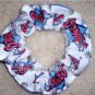Anaheim Angels Fabric Hair Ties Scrunchie MLB Baseball Scrunchies by Sherry
