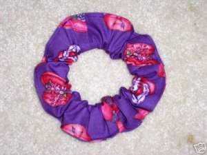 The Red Hat Ladies Fabric Hair Scrunchie Scrunchies by Sherry