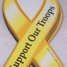 Support our Troops Yellow Ribbon  Magnet Car Home