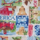 Pictures Around America Hair Scrunchie Scrunchies by Sherry