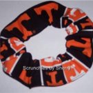 Tennessee Patchwork  Fabric Hair Ties Scrunchie Scrunchies by Sherry NCAA