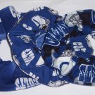 3 Indianapolis Colts Fabric Hair Scrunchies Ties NFL