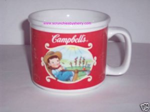 2002 Campbells Farm Soup Ceramic Coffee Mug Mm! Mm!