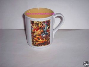 The Disney Store Pooh Tigger Eeyore  Ceramic Cup Mug