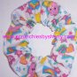 Care Bears White Fabric Hair Scrunchie Scrunchies by Sherry