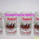 Budweiser Clydesdales Horses Beer Steins Mugs 1996 Lot of 7