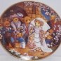 Teddy Bear Wedding Plate Franklin Mint Bride Groom Collector Vintage