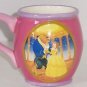 Disney Princess Belle Beauty Beast Coffee Mug Pink Purple Cup