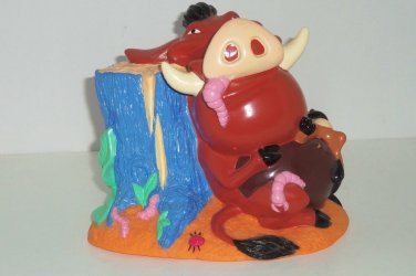 Disney Lion KIng Timon Pumbaa Coin Money Bank Collectible Kids Room