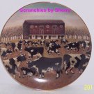 American Folk Art Collector Plate Spring Pasture Franklin Mint Farmland American Folk Art Collector Plate Spring Pasture Franklin Mint Farmland