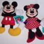 Disney Mickey Minnie Mouse Plush applause Hang Tags