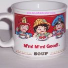 Campbells Kids Soup Mug Career Ceramic Coffee Mug Mm! Mm! Vintage 1993