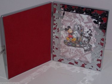 Walt Disney Picture Frame Cast Holiday Celebration 2002 Silver Photo Limited