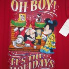 Disney Minnie Mickey Mouse Ladies Sleep Shirt Oh Boy Holiday Time Christmas OSFM Disney Minnie Mickey Mouse Ladies Sleep Shirt Oh Boy Holiday Time Christmas OSFM