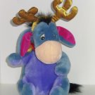 Disney Store Reindeer Eeyore Plush Toy Winnie Pooh Holiday Jungle Bells