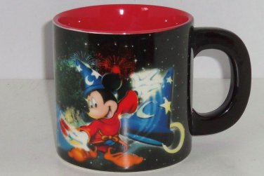 Disney Four Parks One World Mickey Mouse Coffee Mug Sorcerer Apprentice Ceramic