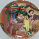 Disney Snow White Seven Dwarfs Collector Plate 1994 Christmas Dreams Vintage LE Disney Snow White Seven Dwarfs Collector Plate 1994 Christmas Dreams Vintage LE
