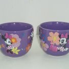 Disney Store Minnie Mouse Purple Floral Coffee Mug Cup Retired Disney Store Minnie Mouse Purple Floral Coffee Mug Cup Retired