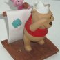 Disney Winnie the Pooh Piglet Grand Adventure About to Begin Sailor Hat Figurine