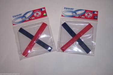 Boston Red Sox Rubber WristBands Bracelets MLB Baseball 2 Packs