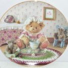 Cherished Teddies Collector Plate Little Miss Muffet Teddy Bear Vintage Hamilton