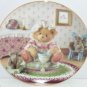 Cherished Teddies Collector Plate Little Miss Muffet Teddy Bear Vintage Hamilton