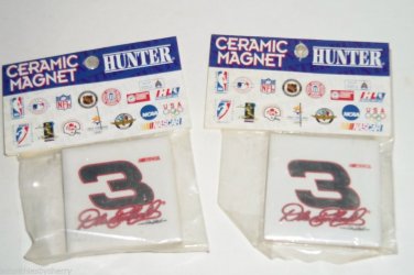 2 Dale Earnhardt Sr Magnet  #3 Racing Ceramic NASCAR  NIP Deco