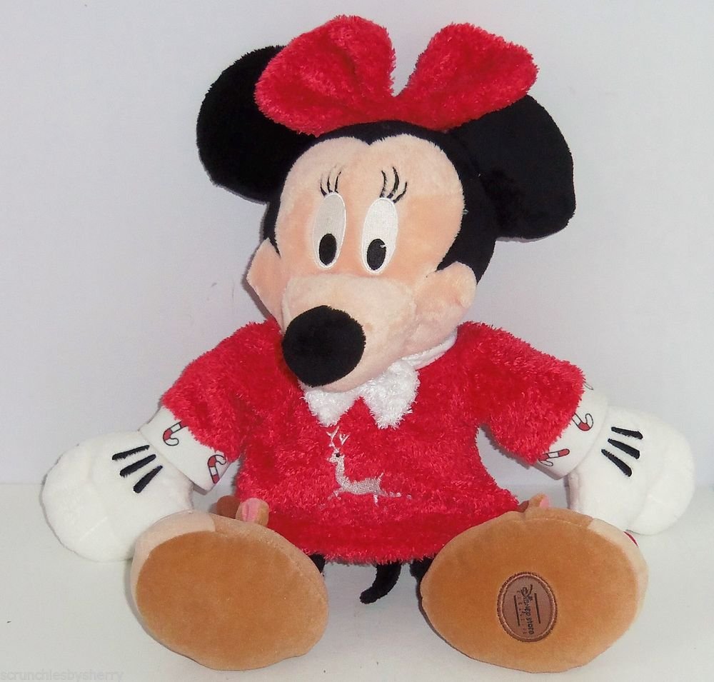 minnie mouse christmas plush toy