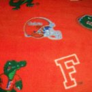 Florida Gators Blanket Orange Green Hand Tied Fleece Baby Pet Lap Dog NCAA