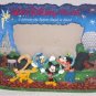 Walt Disney World Picture Photo Frame Tinker Mickey Doanld Goofy Pluto Vintage