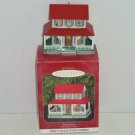 Farm House Hallmark Ornament Town Country Christmas Pressed Tin Retired MIB 1999