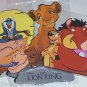 3 Disney Lion King Simba Wall Decor Foam Decorations Kids Room Playroom New