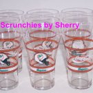 Miami Dolphins Coke Glass Football NFL Collector Coca Cola Vintage Lot of 6 Miami Dolphins Coke Glass Football NFL Collector Coca Cola Vintage Lot of 6