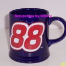 Dale Jarrett Coffee Cup NASCAR Racing #88 Blue Mug