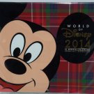 World Disney 2014 Calendar 15 Month Mickey Ariel Princess Cars Skellington NIP