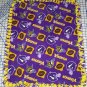 Minnesota Vikings Blanket NFL Football Purple Hand Tied Fleece Baby Pet Lap