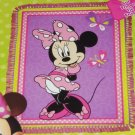 Disney Minnie Mouse Blanket Hand Tied Fleece Throw Pink Purple Great Gift Disney Minnie Mouse Blanket Hand Tied Fleece Throw Pink Purple Great Gift