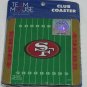 2 San Francisco 49ers Coasters Team Mouse Coaster Club New