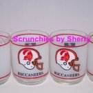 4 Tampa Bay Buccaneers Glass Mobil Collector Glasses Vintage Old Logo Orange 4 Tampa Bay Buccaneers Glass Mobil Collector Glasses Vintage Old Logo Orange