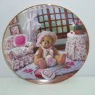 Cherished Teddies Collector Plate Valentines For You Hamilton Collection Retired